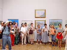 Открытие выставки пейзажа в музее