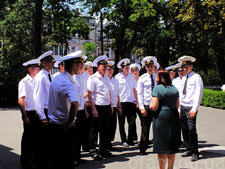 Украинские моряки посетили музей
